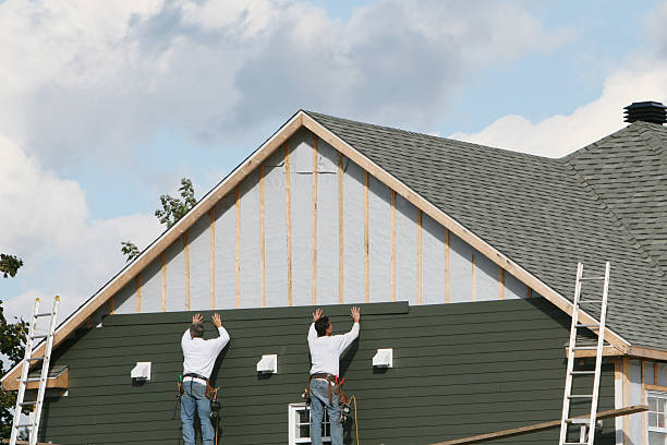 Professional Siding Repair technician working in Plymouth, CT
